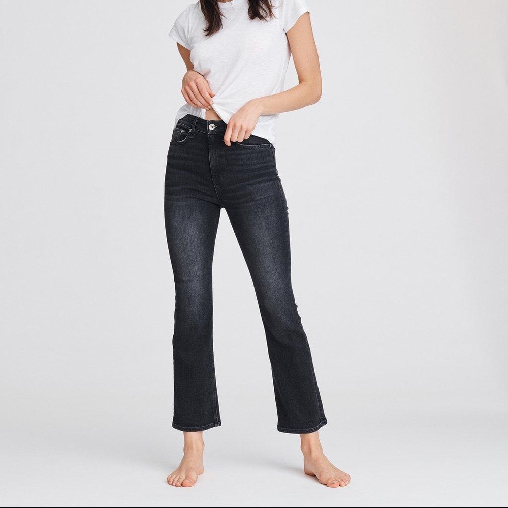 rag & bone Nina High Waist Ankle Flare Jeans